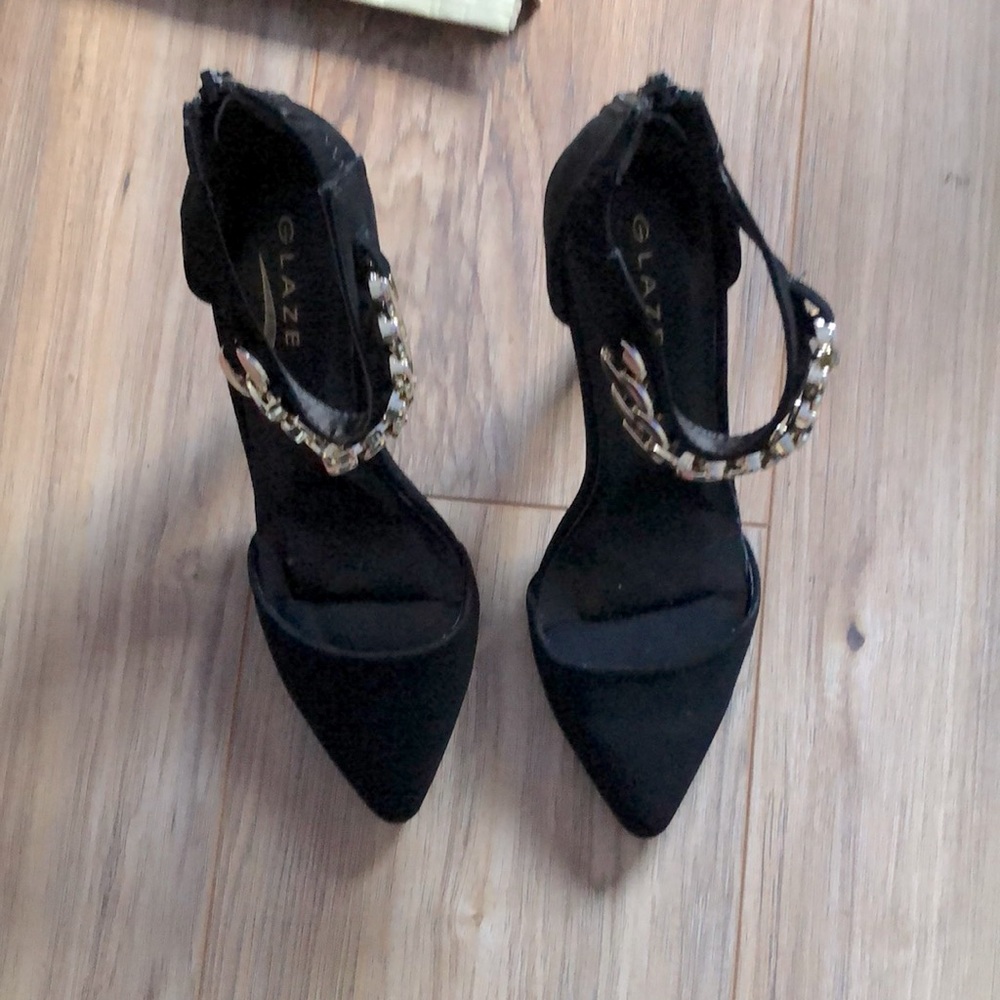 Black Close Toe Stiletto
